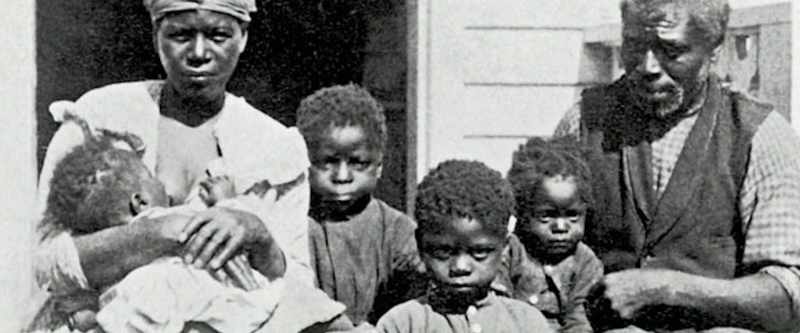 During slavery, a black kid was more likely