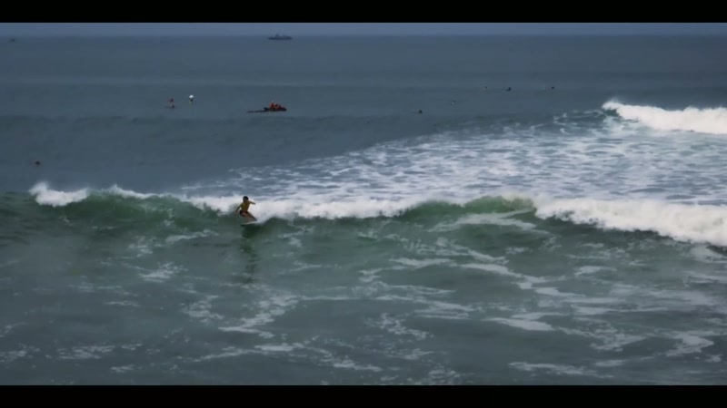 During the competition, no one can control the wave conditions