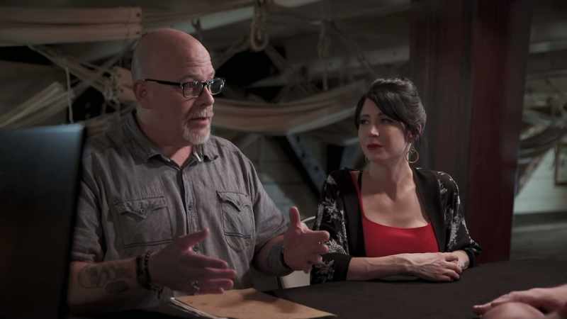 During the investigation, something clamped on my arm