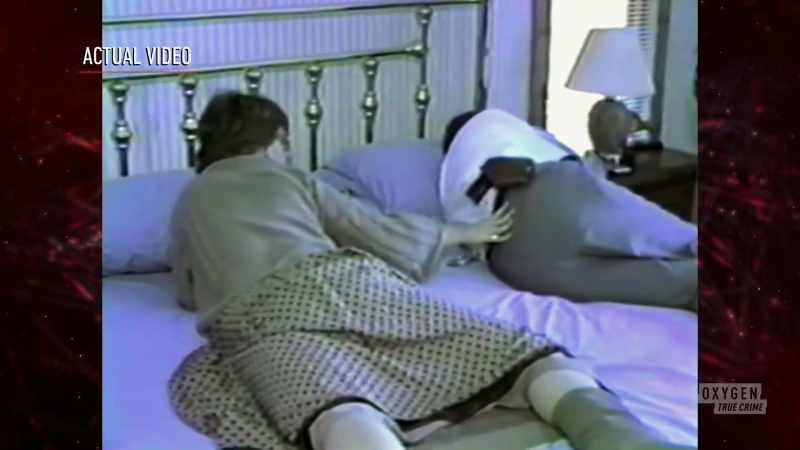 During the video I had a detective layin' beside her