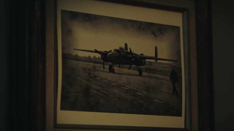 During the war, he had flown a plane for the military