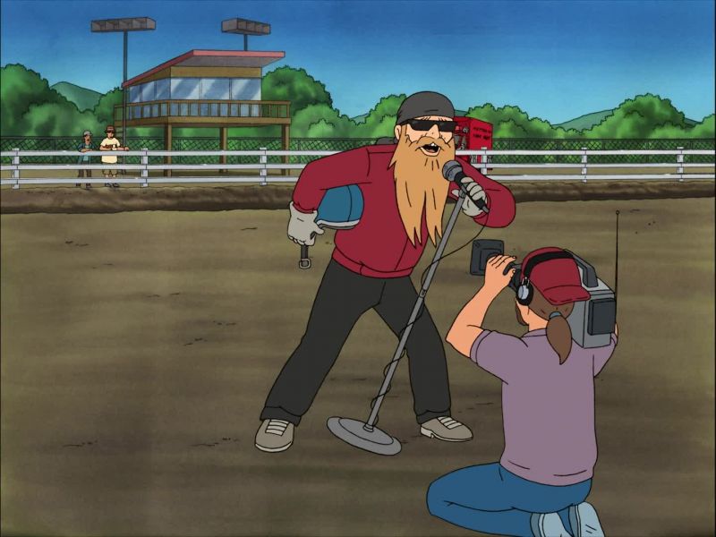 DUSTY (over loudspeaker): Hello, Arlen!