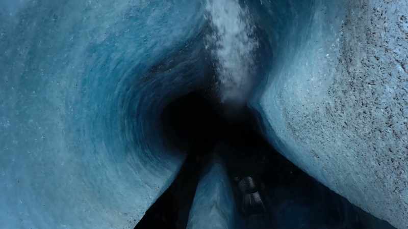 DWAYNE: Ice holes like these are wildly unpredictable