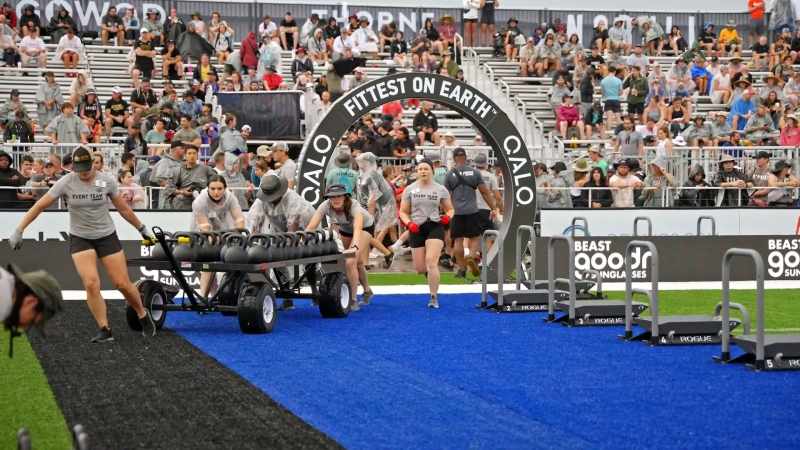 E agora o evento passa a ser um sled push