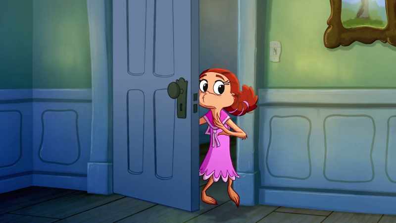 E.B. tiptoed upstairs, sure she'd be grounded