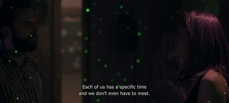 Each one has their time there, so we don't even see each other