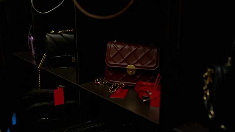Each purse looks like it has information about the guests