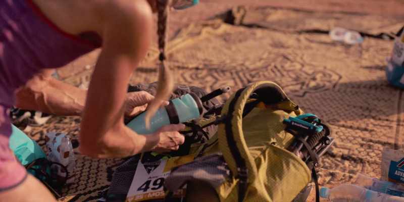 Each runner has to be self-sufficient