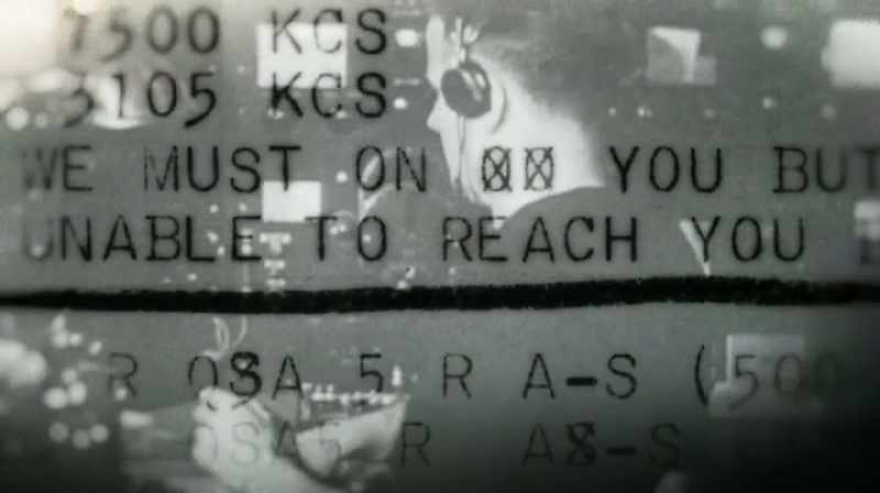 Earhart (over radio): Khaqq