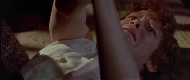 Easy. - His hand! He's hurt his hand