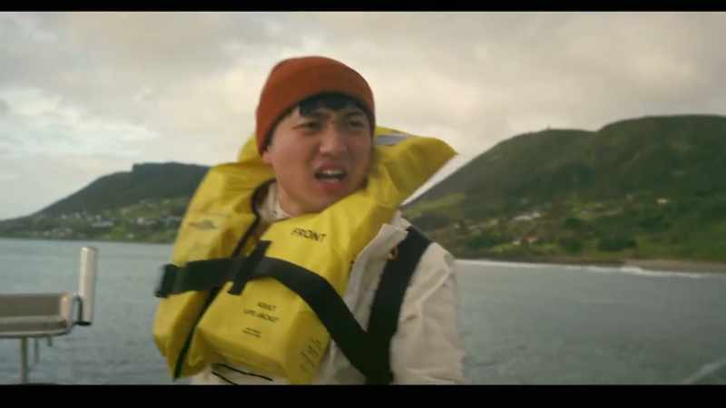 (Ed) Do it one more time. The tide's going out. This is getting bloody dangerous!