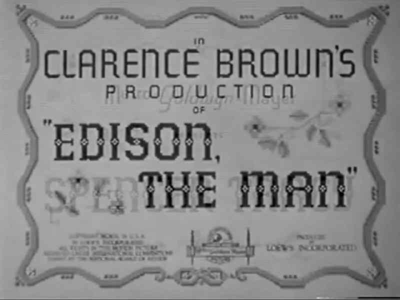 EDISON, THE MAN