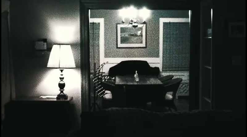 (eerie music) (camera shuttering)