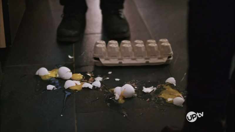 [eggs splat]