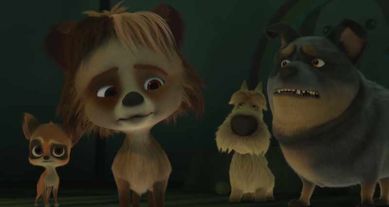 Eh, boy, wolf, poodle - kid's got guts