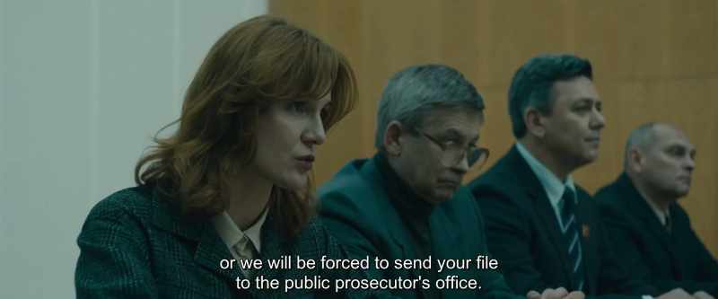Either acknowledge your guilt and accept dismissal