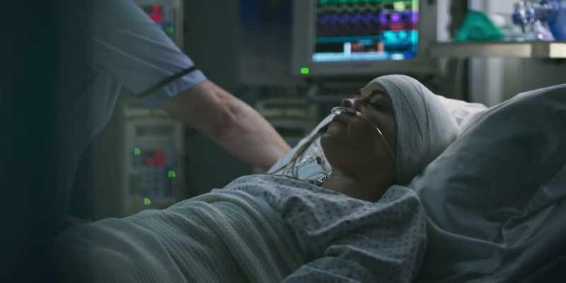 [ EKG MONITOR BEEPING ]