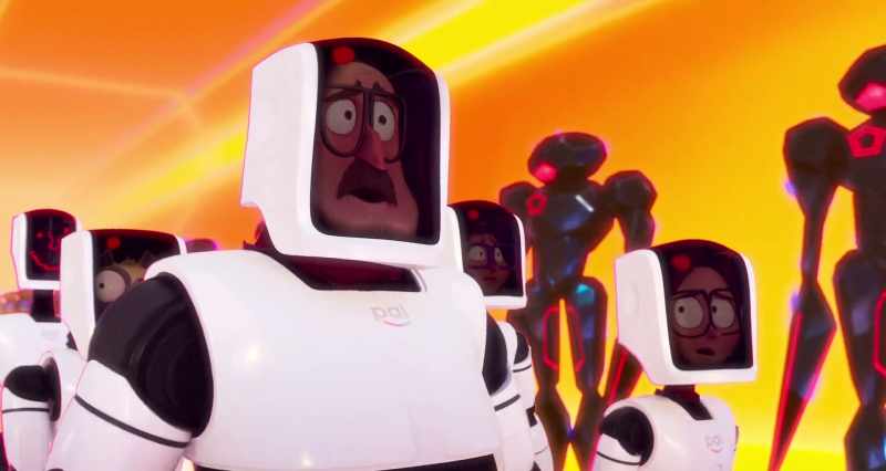 [electrical humming]