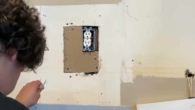 Electricals sticking out