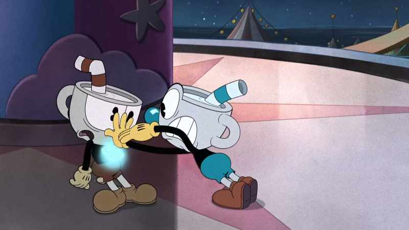 [electricity buzzes] -[grunting]