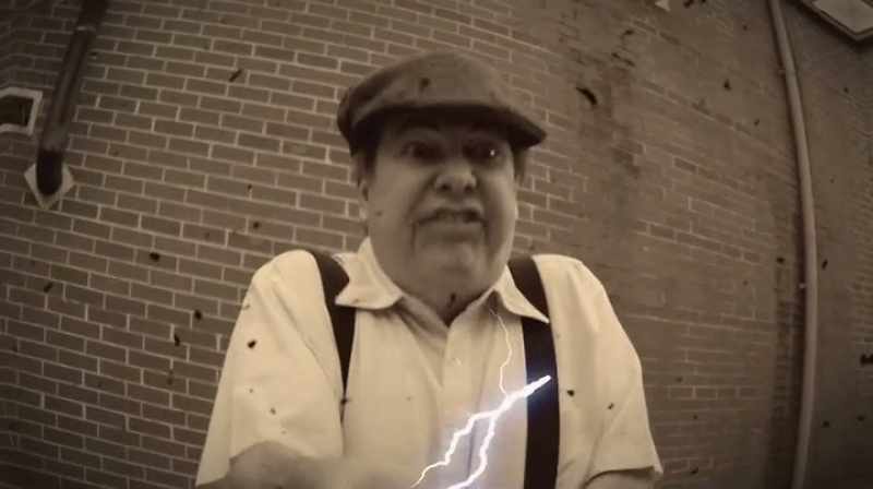 [electricity buzzing]