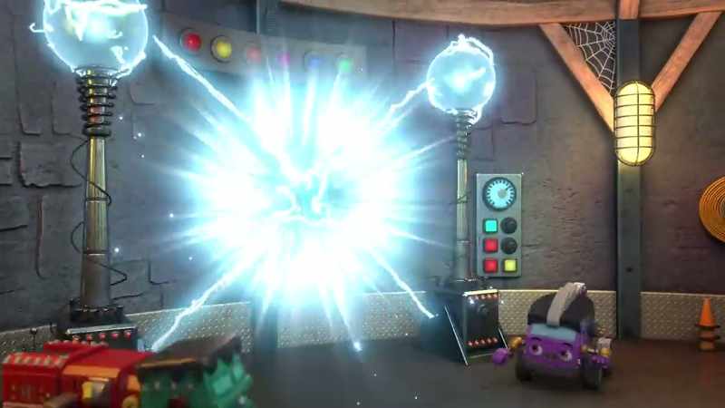 [electricity crackling]