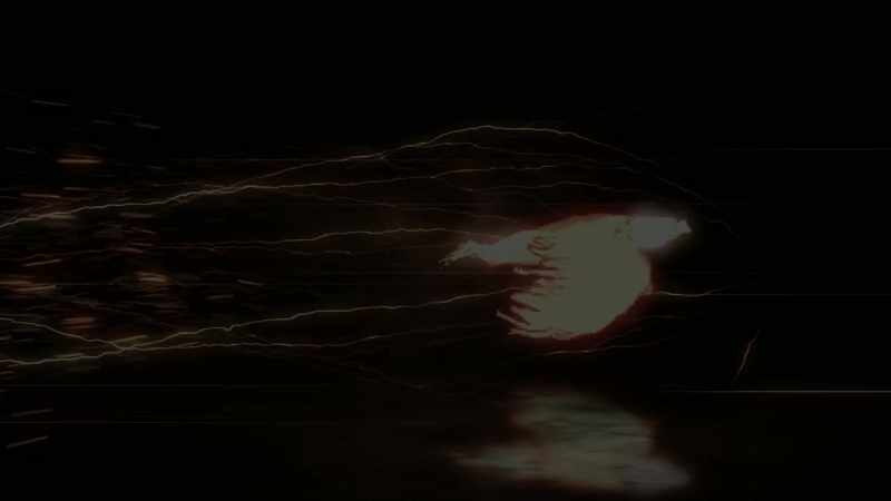(electricity crackling)