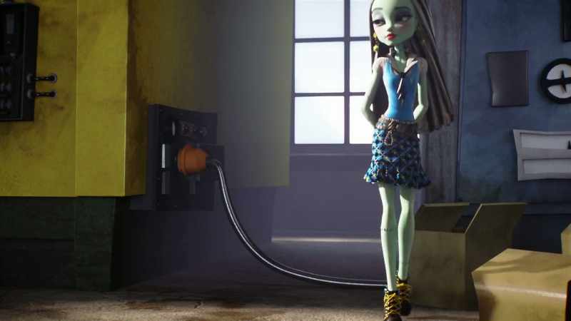 (ELECTRICITY CRACKLING)