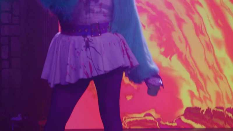 [electronic warbling]