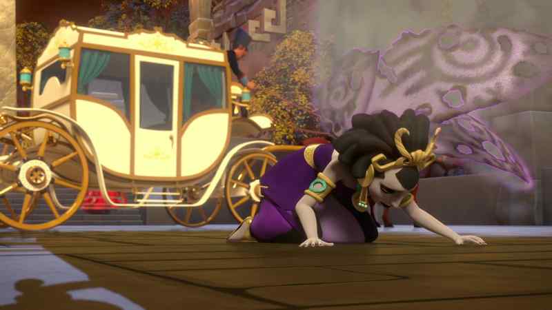 Elena, quick, get in the coach