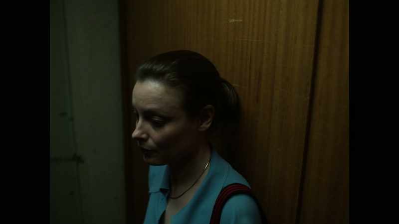 [elevator banging, whirring]
