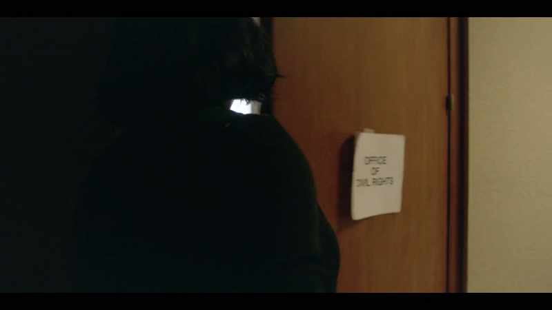 [ELEVATOR BELL DINGS]