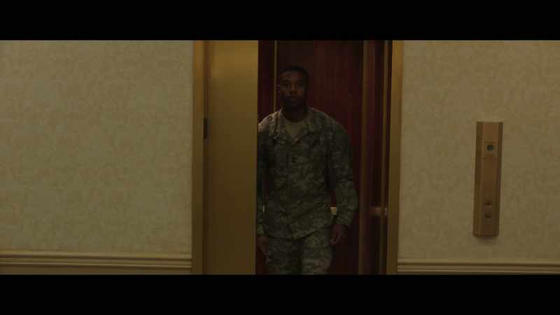 [elevator bell dings]