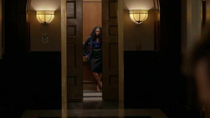 [ Elevator bell dings ]