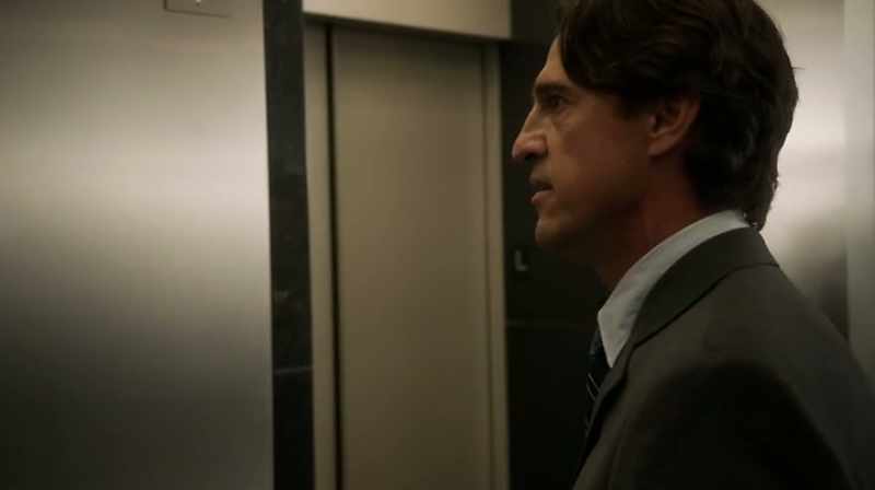 [ elevator bell dings ]