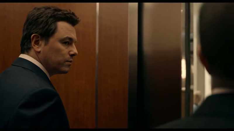 [elevator chimes]