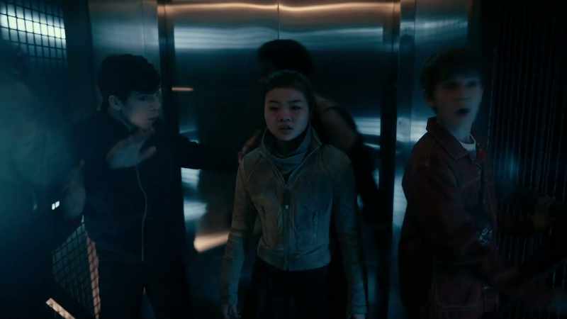 [elevator clanks]