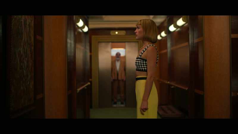 [elevator dings, chimes] - [announcement continues over PA]