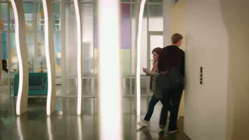[elevator dings]