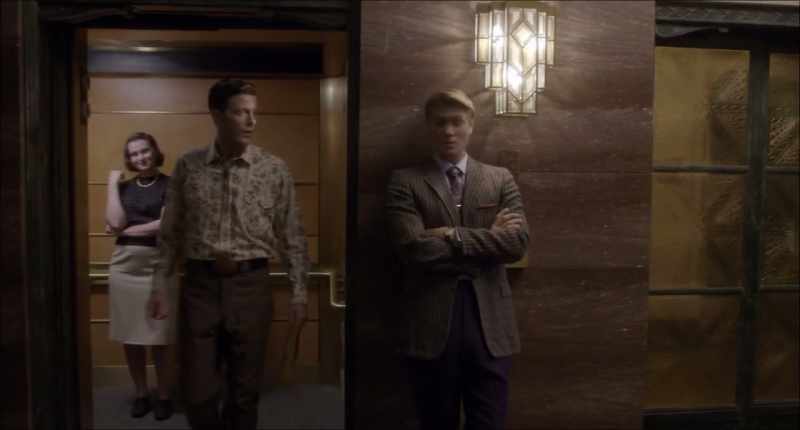 (elevator dings)