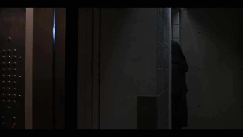 [elevator doors rumble shut]