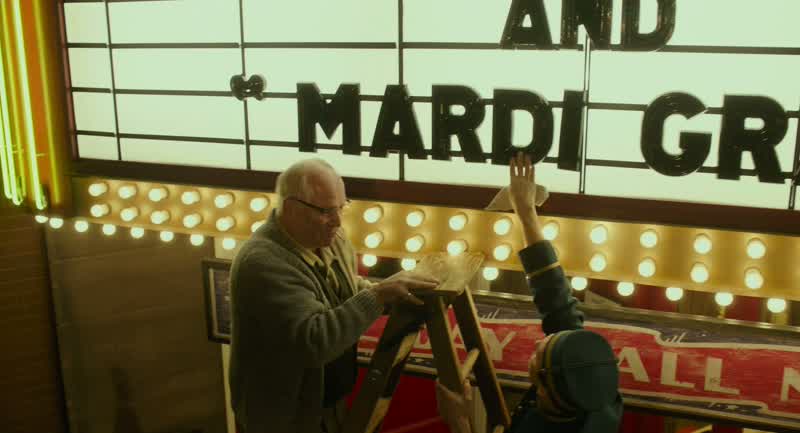 Elisa! Next time you come to bring the rent, I want you to stay and see the Bible movie, huh? I have