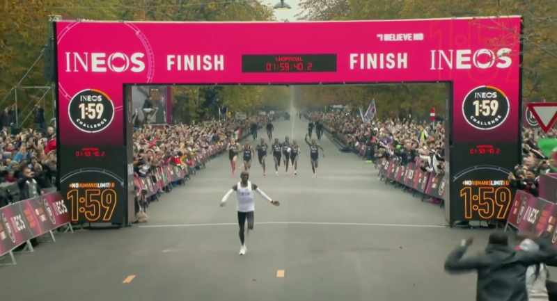 Eliud Kipchoge is the first sub-two-hour marathoner