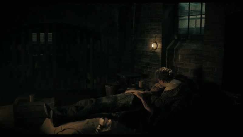 [Eliza shushing] - [Saul breathing heavily]