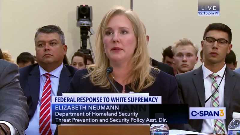 Elizabeth Neumann: In 2017, when I joined government