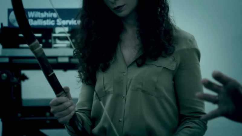 ELLA: Kate will shoot them from a replica Viking bow