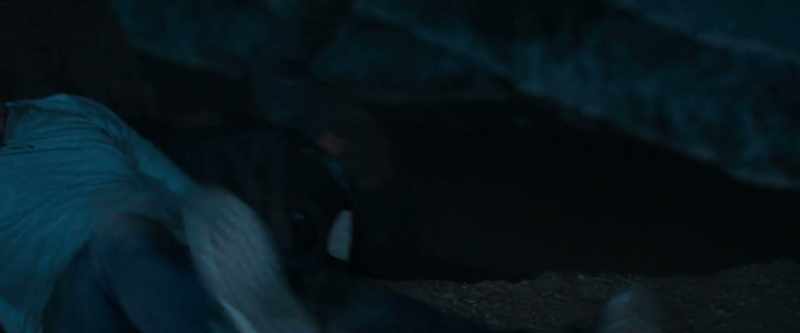 [Ellie screaming] David! -[David grunts]