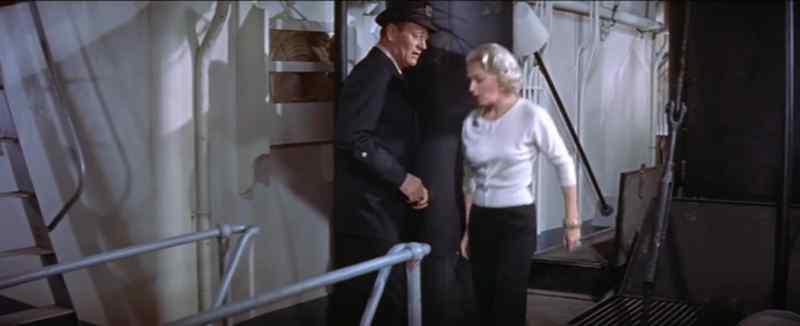 Elsa, I wanna talk to you before we go ashore