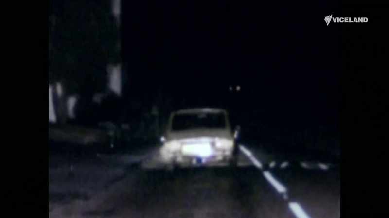 En route, we passed a small white Vauxhall, going very slowly