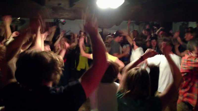 [energetic rock music]